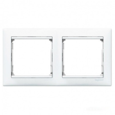 Рамка 2 посту, білий, 774452 Legrand Valena