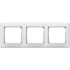 Рамка 3 посту, білий, 774453 Legrand Valena