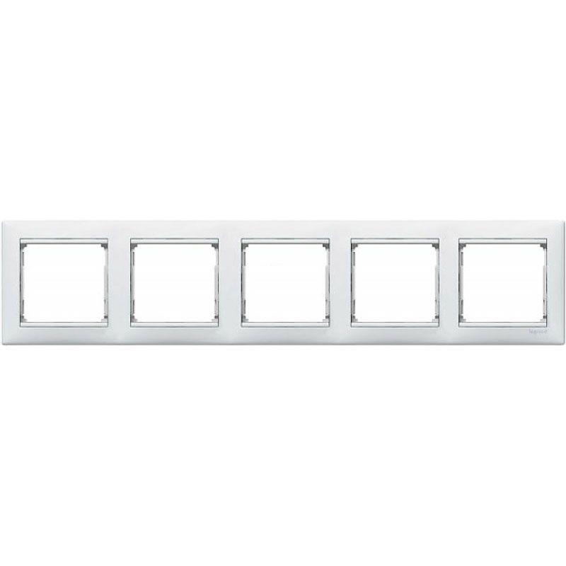 Рамка 5 постів, білий, 774455 Legrand Valena Рамка 5 постів, білий, 774455 Legrand Valena