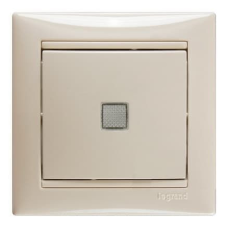 Вимикач з підсвічуванням, слонова кістка, 774310 Valena Legrand