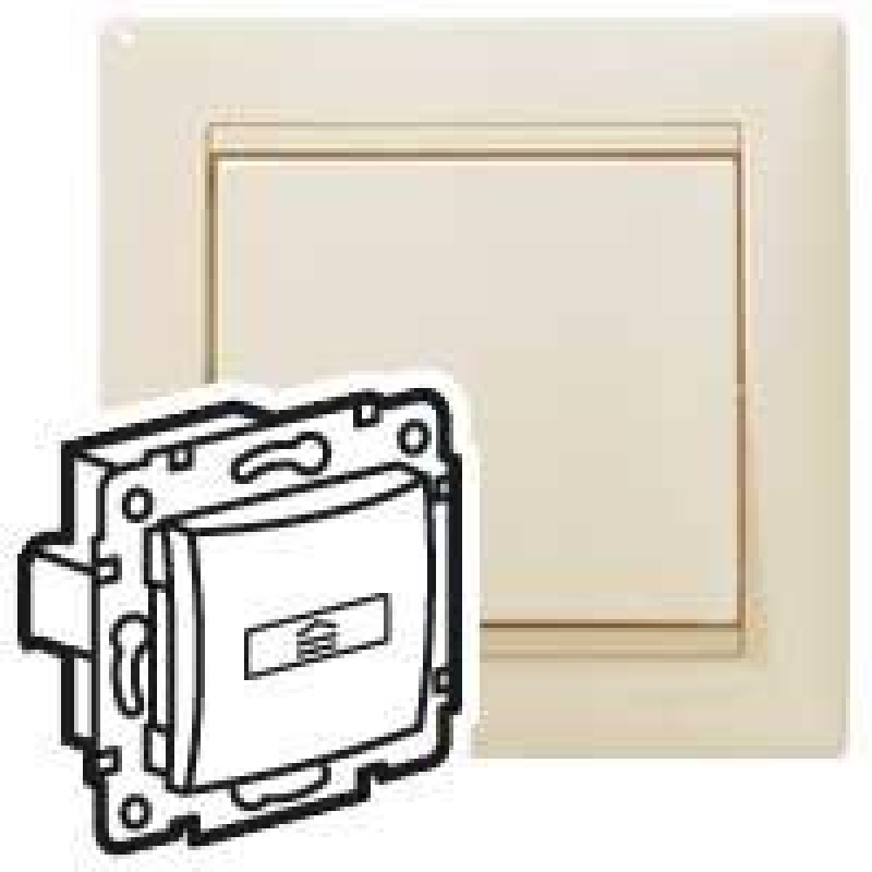 Вимикач для готельних номерів, слонова кістка, 774134 Legrand Valena