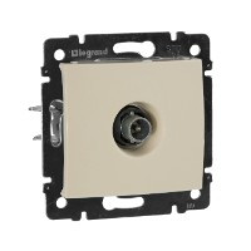 Розетка телевізійна прохідна, слонова кістка, 774331 Valena Legrand