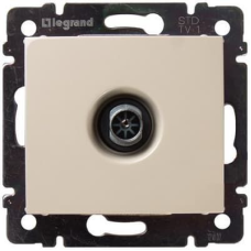 Розетка телевізійна кінцева, слонова кістка, 774330 Valena Legrand