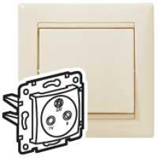 Розетка TV-FM-SAT, слонова кістка, 774335 Valena Legrand