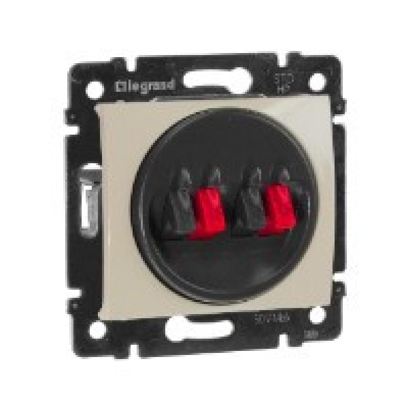 Аудіо розетка подвійна, слонова кістка, 774324 Valena Legrand