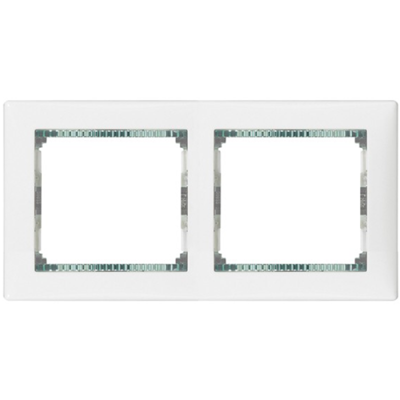 Рамка 2 посту, білий/кристал, 774462 Legrand Valena