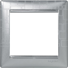 Рамка 1 пост, алюміній модерн, 770341 Legrand Valena