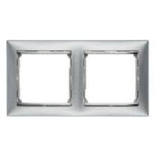 Рамка 2 посту, алюміній матовий, 770332 Legrand Valena