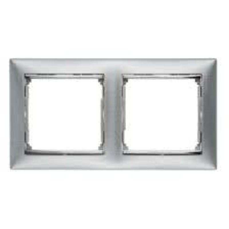 Рамка 2 посту, алюміній матовий, 770332 Legrand Valena Рамка 2 посту, алюміній матовий, 770332 Legrand Valena