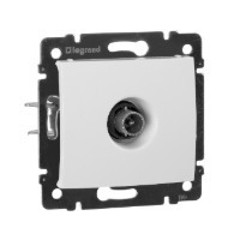 Розетка телевізійна прохідна, білий, 774431 Legrand Valena Розетка телевізійна прохідна, білий, 774431 Legrand Valena