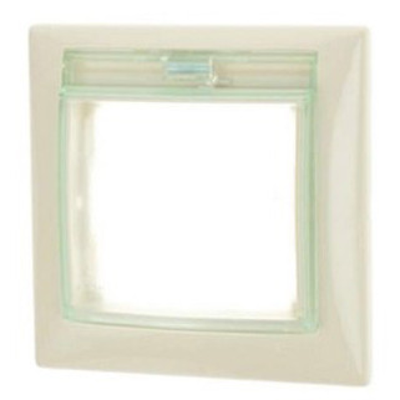 Рамка 1 пост IP44 з кришкою, слонова кістка, 774350 Valena Legrand