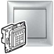 Механізм кнопкового світлорегулятора 40-600 Вт, алюміній, Legrand 770274 Valena