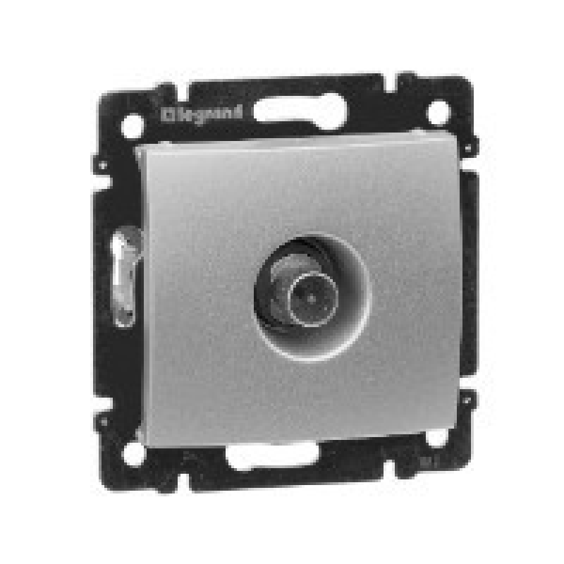 Механізм розетки TV прохідний, 2400 МГц 15 дБ, алюміній, Legrand 770131 Valena Механізм розетки TV прохідний, 2400 МГц 15 дБ, алюміній, Legrand 770131 Valena