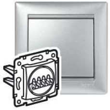 Механізм розетки для динаміків, алюміній, Legrand 770124 Valena