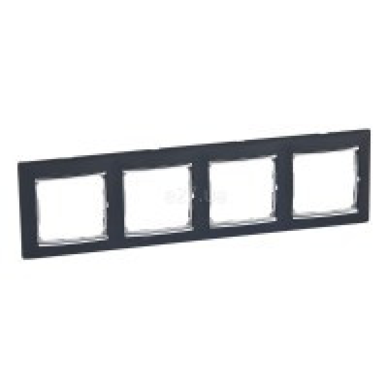 Рамка 4 посту, ноктюрн/срібний штрих, 770394 Legrand Valena Рамка 4 посту, ноктюрн/срібний штрих, 770394 Legrand Valena