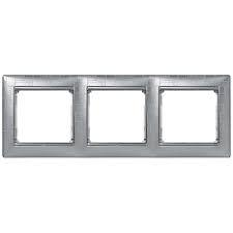 Рамка 3 посту, алюміній модерн, 770343 Legrand Valena Рамка 3 посту, алюміній модерн, 770343 Legrand Valena