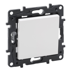 Кнопка одноклавішна, білий, Niloe Step Legrand