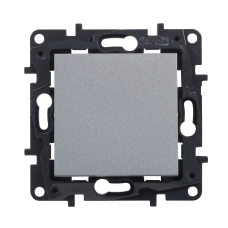 Вимикач прохідний одноклавішний, алюміній, Niloe Step Legrand