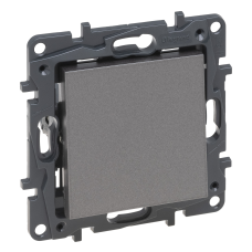 Вимикач одноклавішний, сталь, Niloe Step Legrand