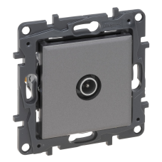 Розетка телевізійна “зірка“, сталь, Niloe Step Legrand