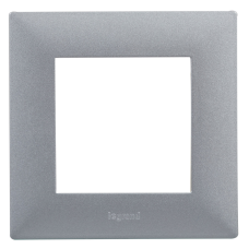 Рамка 1 пост, сталь, Niloe Step Legrand