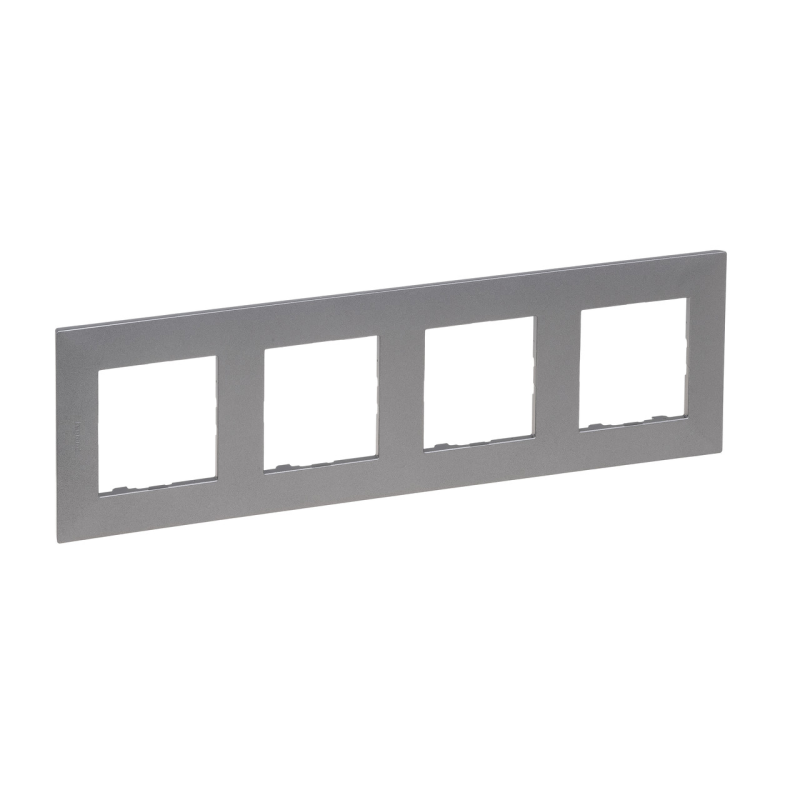 Рамка 4 пости, сталь, Niloe Step Legrand