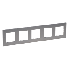 Рамка 5 постів, сталь, Niloe Step Legrand