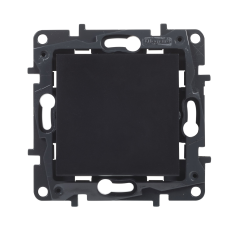 Вимикач прохідний одноклавішний, чорний, Niloe Step Legrand