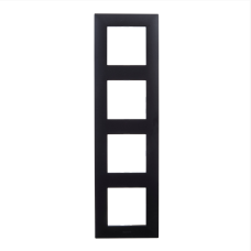 Рамка 4 пости, чорний, Niloe Step Legrand