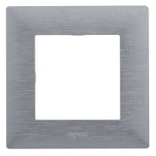 Рамка 1 пост, фактурний алюміній, Niloe Step Legrand