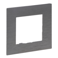 Рамка 1 пост, фактурна сталь, Niloe Step Legrand