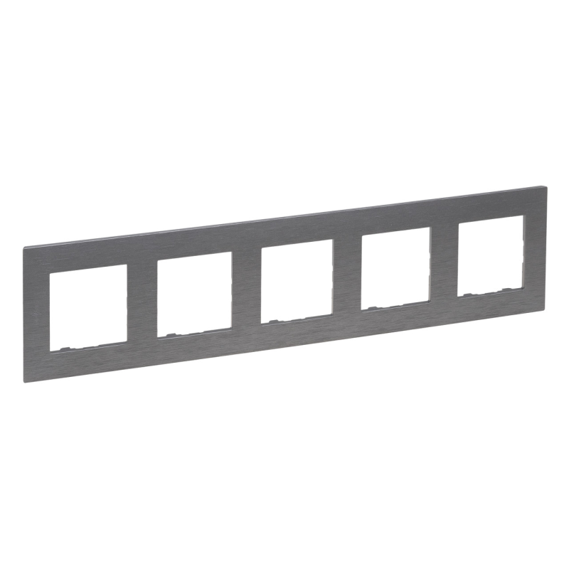 Рамка 5 постів, фактурна сталь, Niloe Step Legrand Рамка 5 постів, фактурна сталь, Niloe Step Legrand