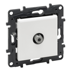 Розетка TV тип F “зірка“, білий, Niloe Step Legrand