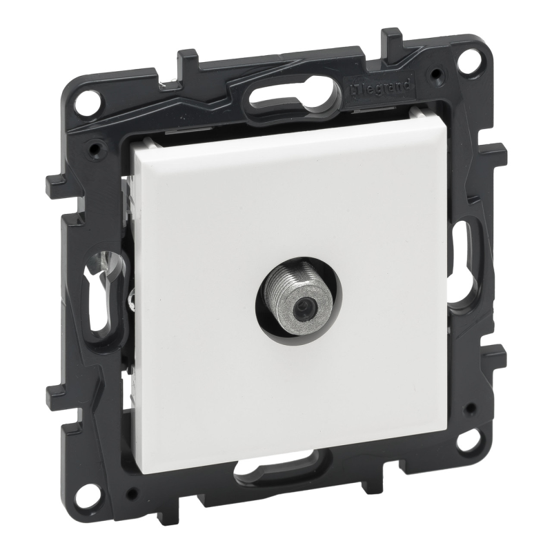 Розетка TV тип F “зірка“, білий, Niloe Step Legrand Розетка TV тип F “зірка“, білий, Niloe Step Legrand