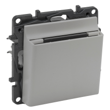 Вимикач картковий, алюміній, Niloe Step Legrand