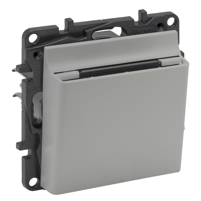 Вимикач картковий, алюміній, Niloe Step Legrand