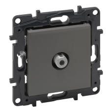 Розетка TV тип F “зірка“, сталь, Niloe Step Legrand