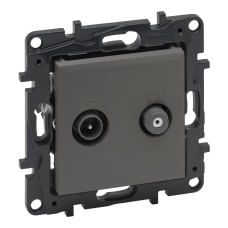 Розетка TV-SAT “зірка“, сталь, Niloe Step Legrand