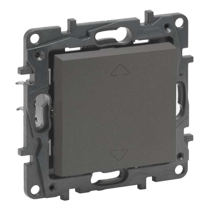 Вимикач жалюзі кнопковий, сталь, Niloe Step Legrand