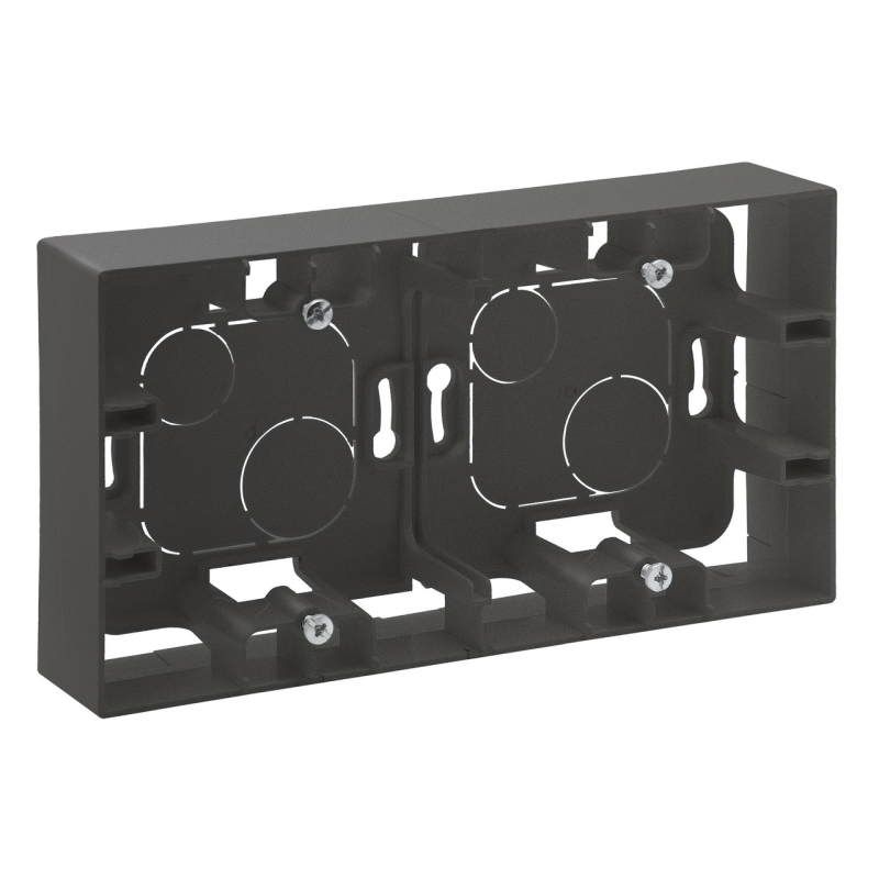 Коробка накладного монтажу 2-постова, сталь, Niloe Step Legrand