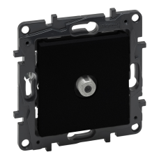 Розетка TV тип F “зірка“, чорний, Niloe Step Legrand