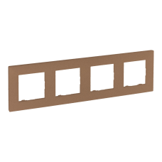 Рамка 4 пости, мідь, Niloe Step Legrand