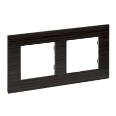 Рамка 2 пости, темне дерево, Niloe Step Legrand