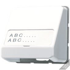 Корпус з полем для напису 23 x 59 мм 554