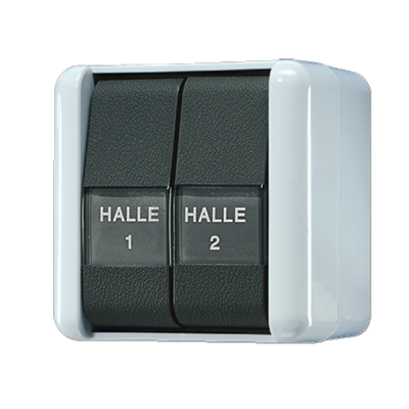 2-х клавішний механізм кнопки без фіксації 10 А / 250 В ~ 835W 835NAW 2-х клавішний механізм кнопки без фіксації 10 А / 250 В ~ 835W 835NAW