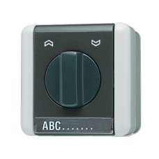 Поворотний вимикач / кнопка для жалюзі 10 АХ / 250 В ~ 834.10 W W 834.20