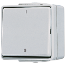 Вимикач одноклавішний 10 AX / 250 B ~ 606W 602W