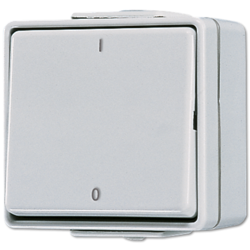 Вимикач одноклавішний 10 AX / 250 B ~ 606W 602W