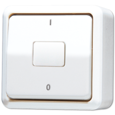 Вимикач одноклавішний 10 AX / 250 B ~ 606A 602AWW