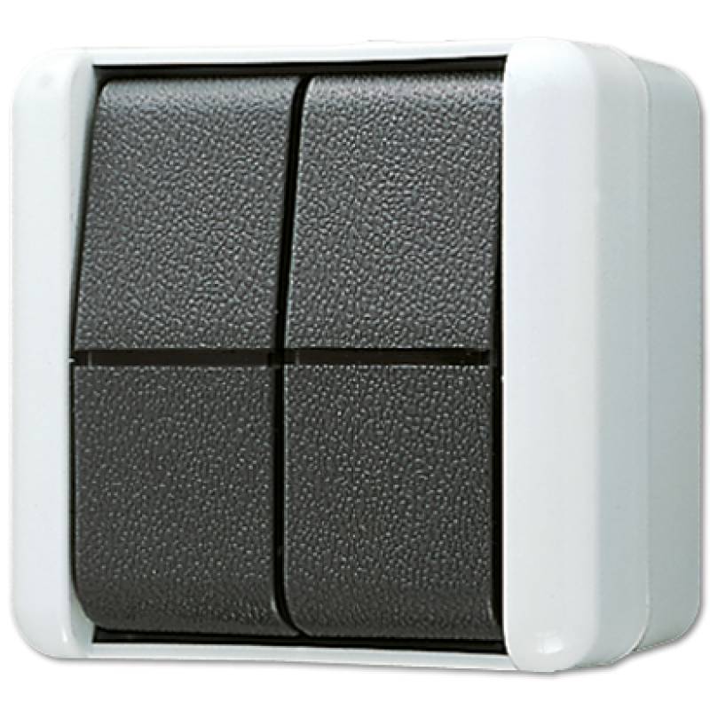 2-х клавішний механізм кнопки без фіксації 10 А / 250 В ~ 835W 2-х клавішний механізм кнопки без фіксації 10 А / 250 В ~ 835W